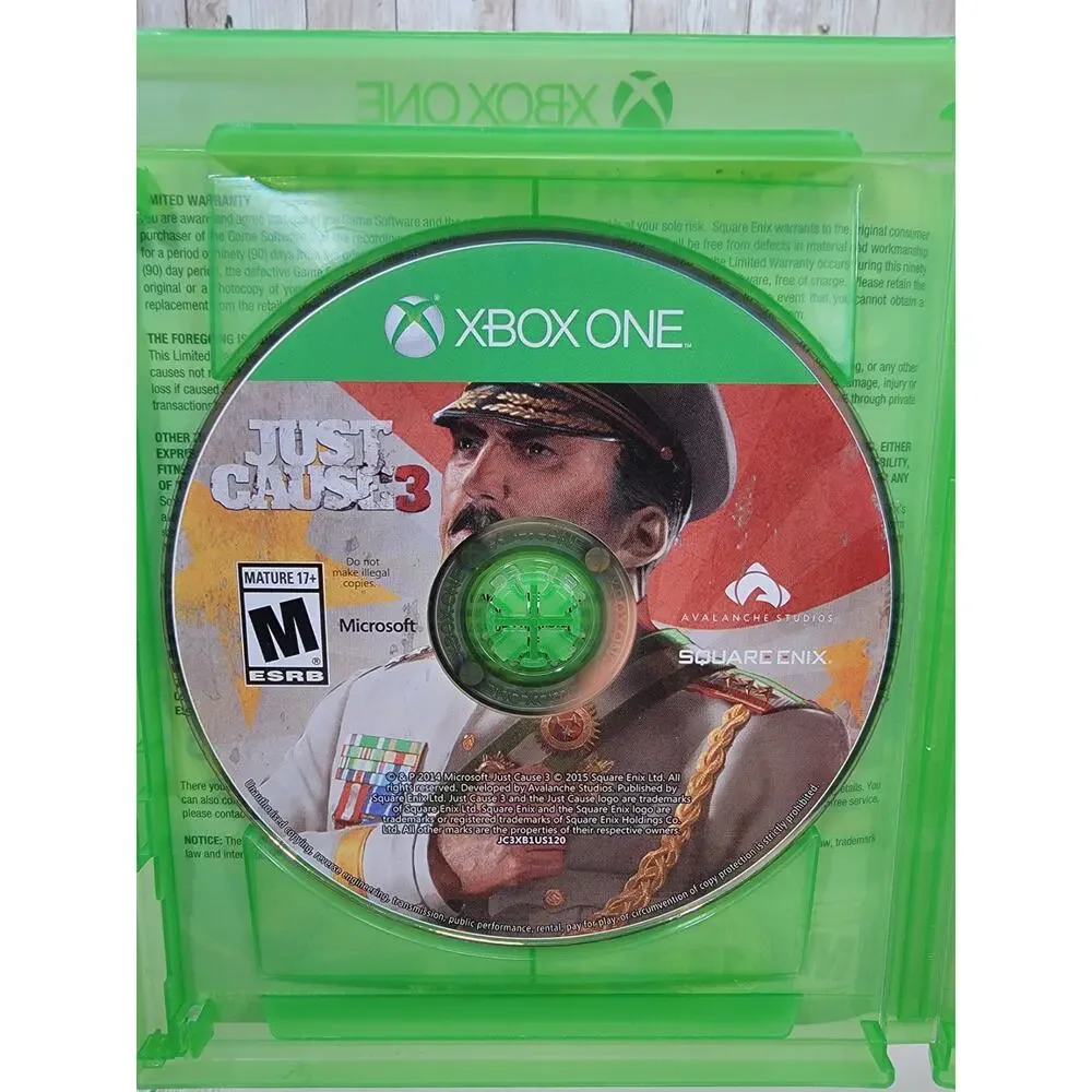 Just Cause 3: Day One Edition (Microsoft Xbox One, 2015)